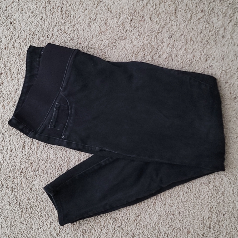 Maternity Front Low Panel Rockstar Super Skinny Jeans